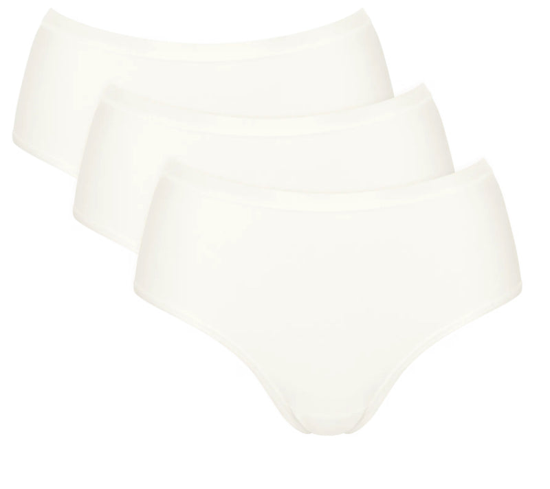 SLOGGI GO DAILY COTTON MIDI 3P GZ (BIANCO SETA)