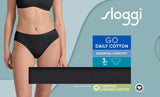 SLOGGI GO DAILY COTTON TAI 3P BLACK
