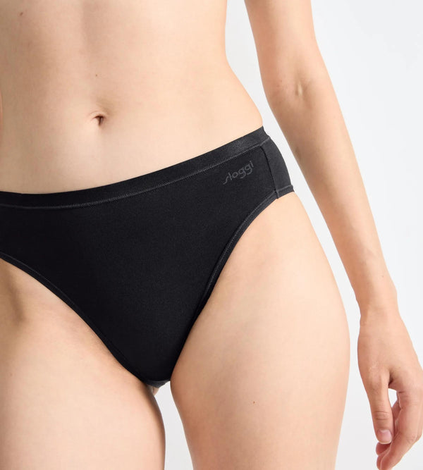 SLOGGI GO DAILY COTTON TAI 3P BLACK