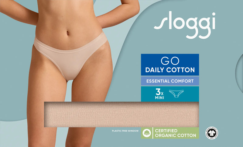 SLOGGI GO DAILY COTTON MINI 3P 00LZ