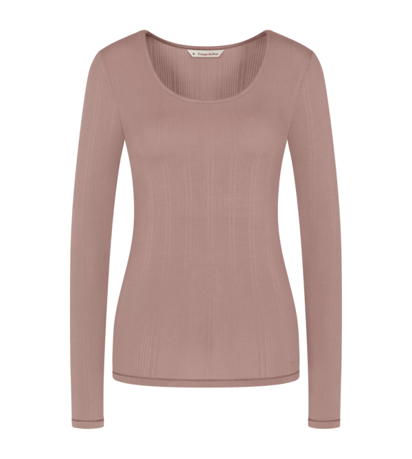 BEAUTY LAYERS TOP LSL CHOCOLATE MOUSSE