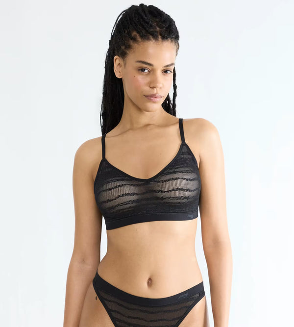 SLOGGI FREE EVOLVE PU LACE nero