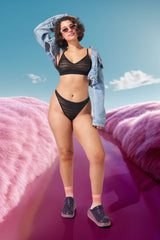 SLOGGI FREE EVOLVE PU LACE nero
