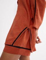 SUMMER WEAR BOYFRIEND SHIRT 01 - Haute Orange