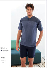 Q-Bò QPA608 PIGIAMA MEZZA MANICA  SERAFINO