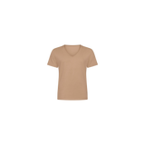 SLG- BASE V NECK SHIRT - BROWN