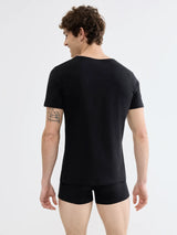 SLG- BASE V NECK SHIRT - BLACK
