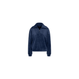 VELOUR RIB TROUSERS + VELOUR RIB SWEATER  - BLU 00XF