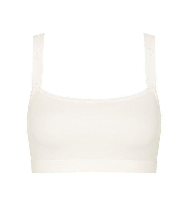 sloggi GO Casual Top O Gz/Bianco seta