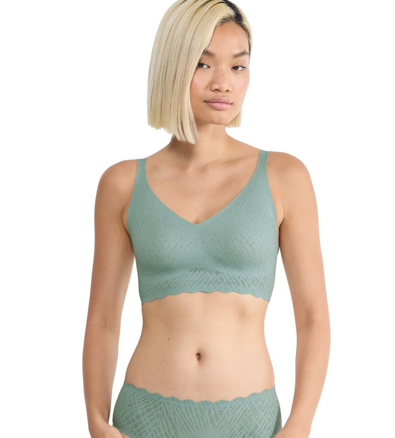 SLOGGI ZERO FEEL BLISS BRALETTE 7329 MISTY TURQUOISE