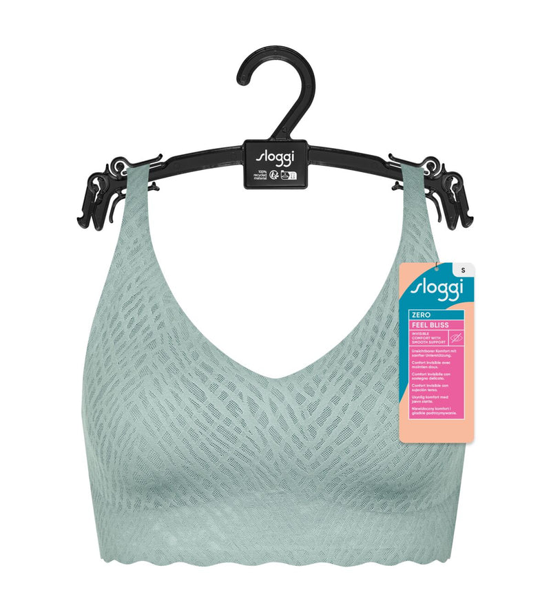 SLOGGI ZERO FEEL BLISS BRALETTE 7329 MISTY TURQUOISE