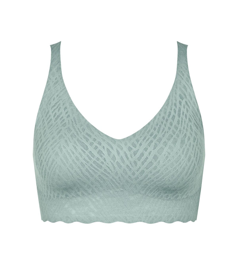 SLOGGI ZERO FEEL BLISS BRALETTE 7329 MISTY TURQUOISE