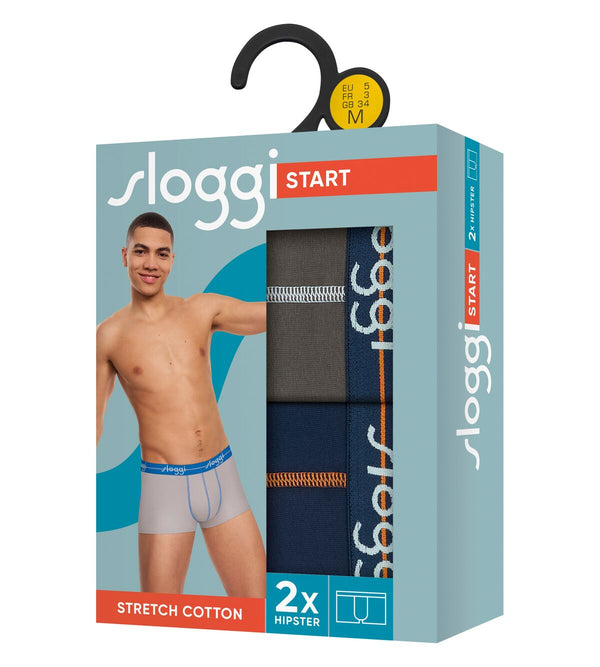 sloggi men Start Hipster C2P v018 grigio/blu