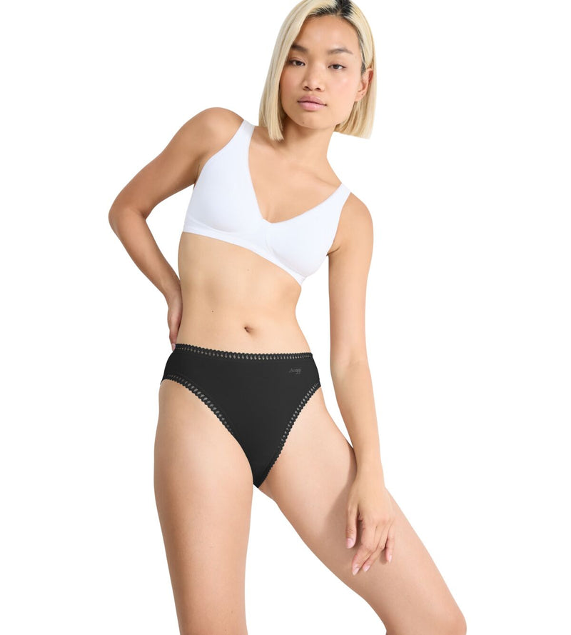 SLOGGI GO CRUSH HIGH LEG C3P 0004 black