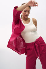 PANTALONE SUMMER WEAR TROUSERS O - NW - FUXIA