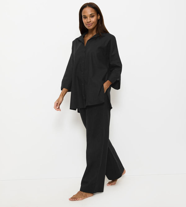 PANTALONE SUMMER WEAR TROUSERS O - 004 NERO