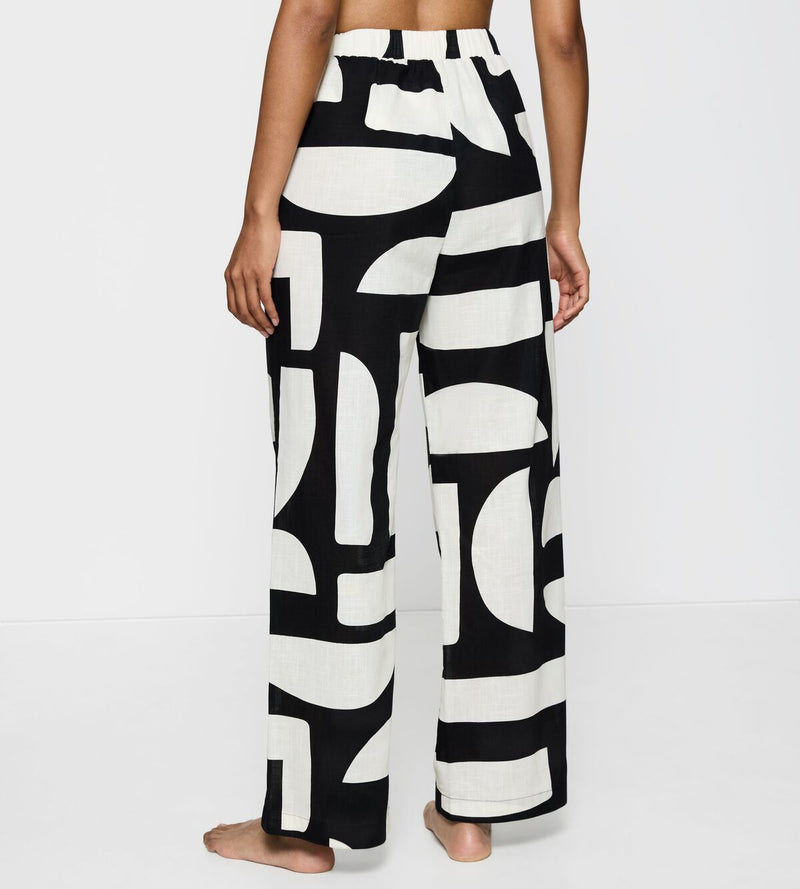 PANTALONE SUMMER WEAR TROUSERS O - 0034 B/W