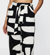 PANTALONE SUMMER WEAR TROUSERS O - 0034 B/W