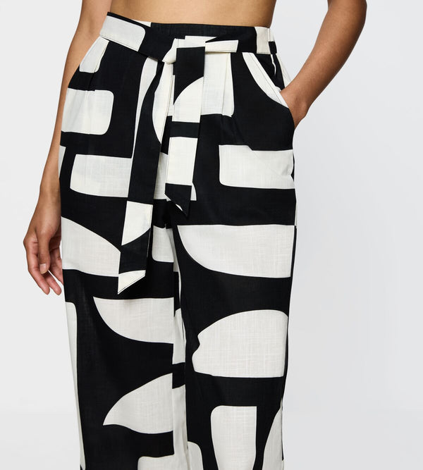 PANTALONE SUMMER WEAR TROUSERS O - 0034 B/W