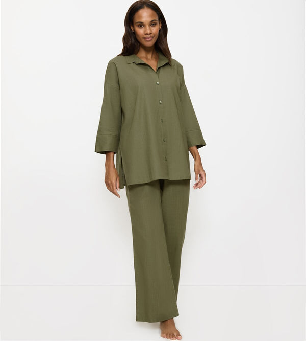 PANTALONE SUMMER WEAR TROUSERS O - 00MM VERDE MILITARE
