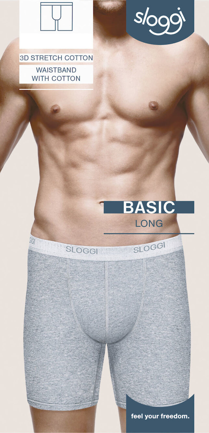 sloggi men Basic Long BLACK COMBINATION