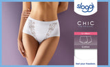 sloggi Chic Maxi 2P WHITE (confezione da 2 slip)