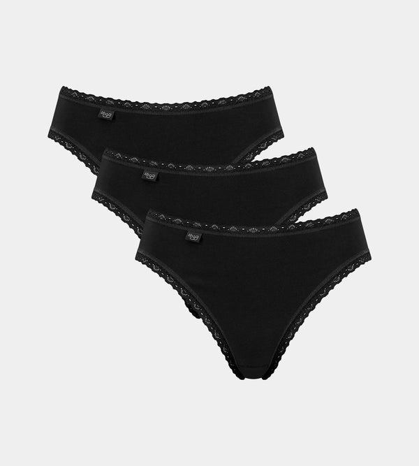 sloggi 24/7 Cotton Tai C3P BLACK