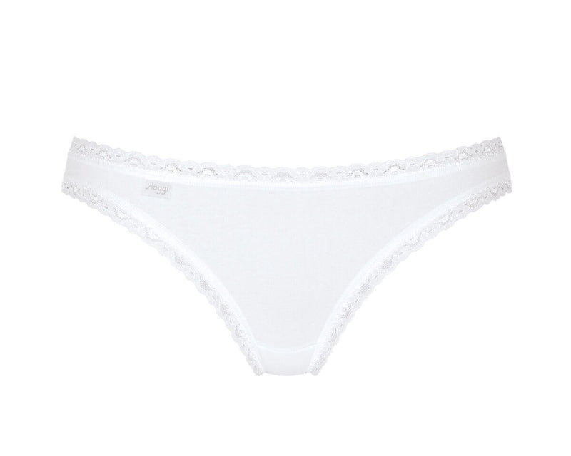 sloggi 24/7 Weekend Tanga C3P WHITE - LIGHT COMBINATION