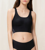 FLEX SMART PULL-ON BRA TOP EX - COL. NERO