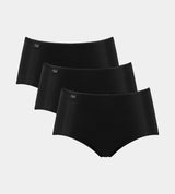 sloggi 24/7 Microfibre Midi C3P BLACK