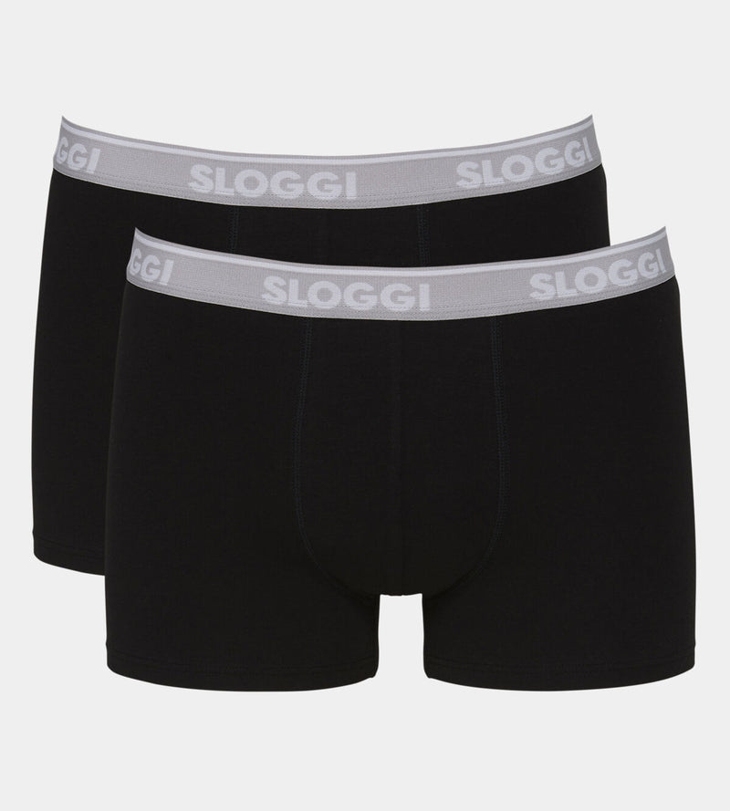 sloggi men GO ABC Short 2P BLACK