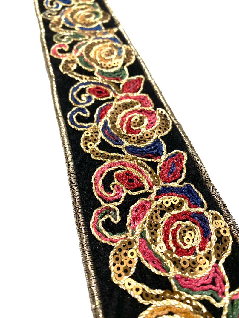 PASSAMANERIA ROSE PAILLETTES