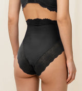 VELVETEEN SENSATION HIGHWAIST PANTY NERA